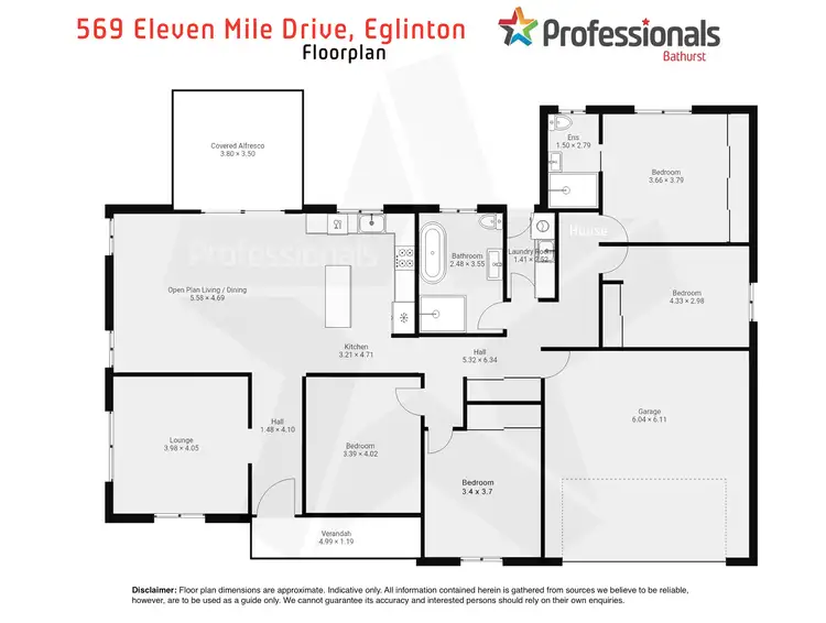 Floorplan of Homely house listing, 569 Eleven Mile Drive, Eglinton NSW 2795