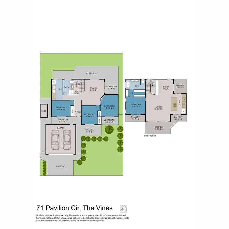 Floorplan of Homely house listing, 71 Pavilion Circle, The Vines WA 6069