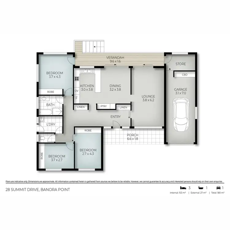 Floorplan of Homely house listing, 28 Summit Drive, Banora Point NSW 2486