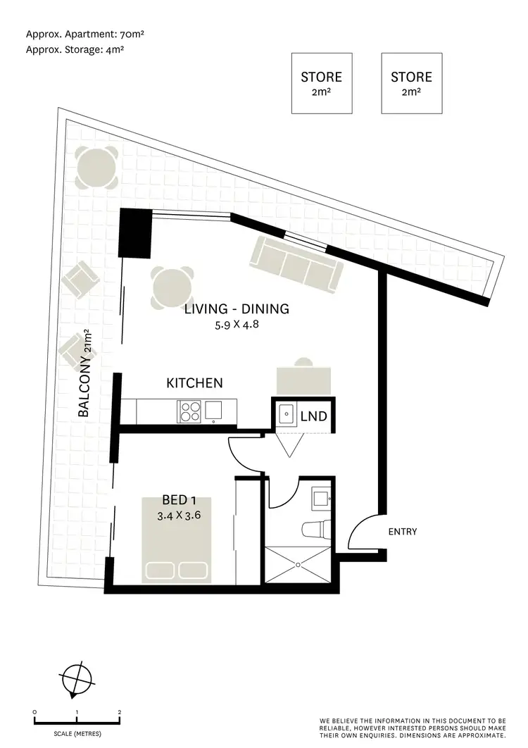 Floorplan of Homely apartment listing, 617/16-20 Smail Street, Ultimo NSW 2007