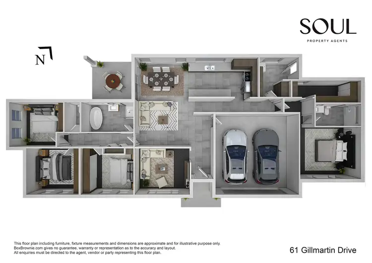 Floorplan of Homely house listing, 61 Gillmartin Drive, Griffith NSW 2680