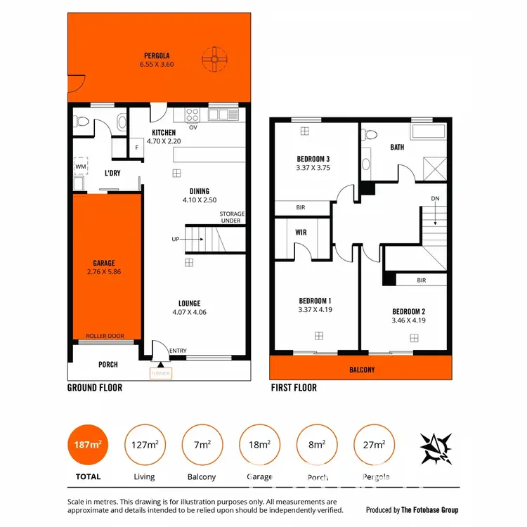 Floorplan of Homely townhouse listing, 4/271 Martins Road, Parafield Gardens SA 5107