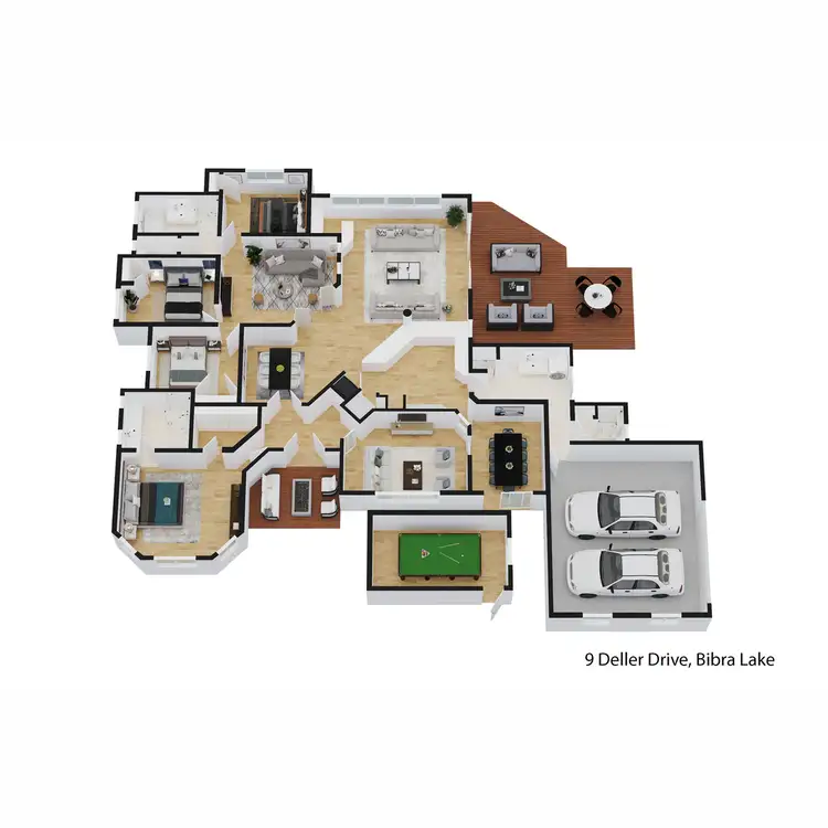 Floorplan of Homely house listing, 9 Deller Drive, Bibra Lake WA 6163