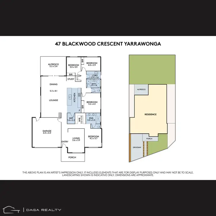Floorplan of Homely house listing, 47 Blackwood Crescent, Yarrawonga VIC 3730