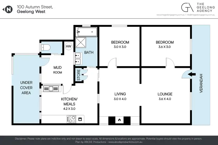 Floorplan of Homely house listing, 100 Autumn Street, Geelong West VIC 3218