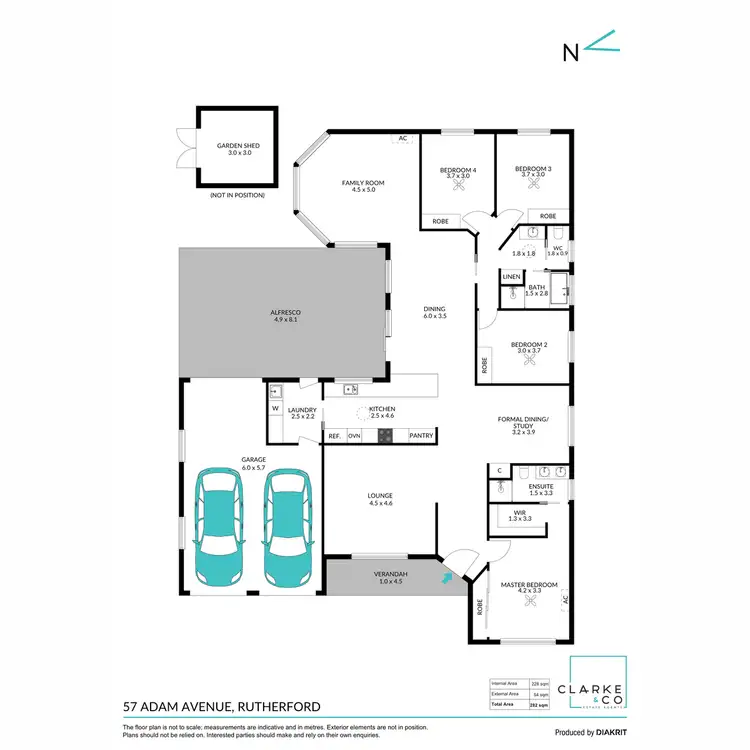 Floorplan of Homely house listing, 57 Adam Avenue, Rutherford NSW 2320
