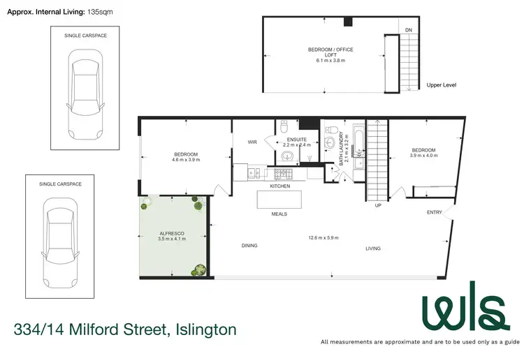 Floorplan of Homely apartment listing, 334/14 Milford Street, Islington NSW 2296