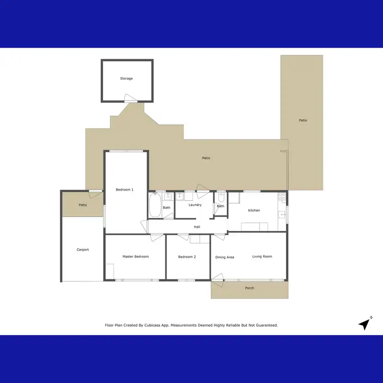 Floorplan of Homely semi-detached listing, 21A Wynyard Way, Thornlie WA 6108