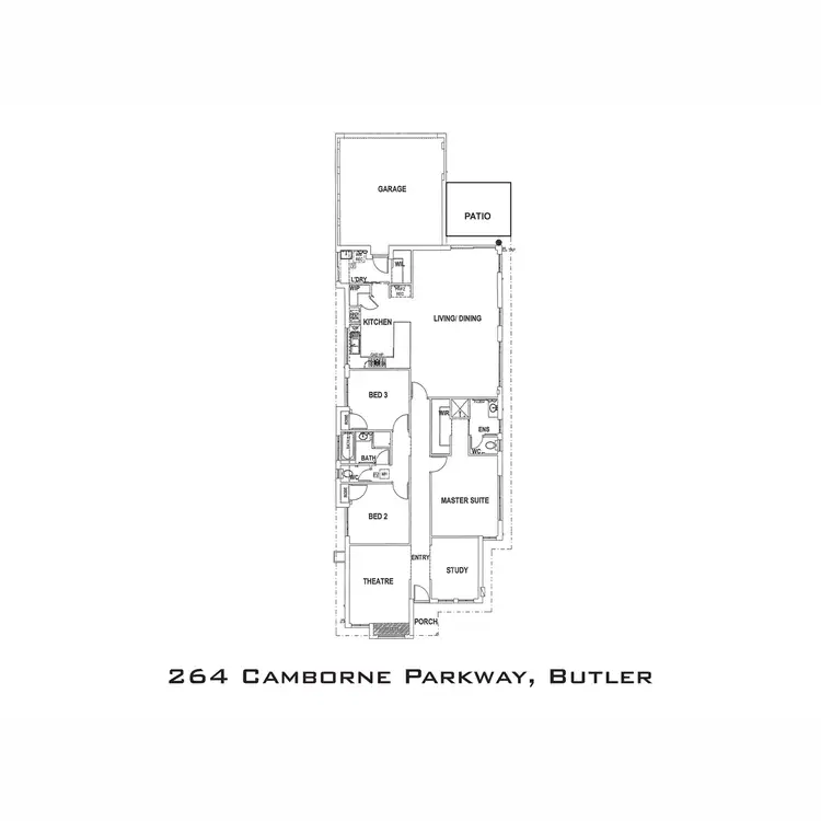 Floorplan of Homely house listing, 264 Camborne Parkway, Butler WA 6036