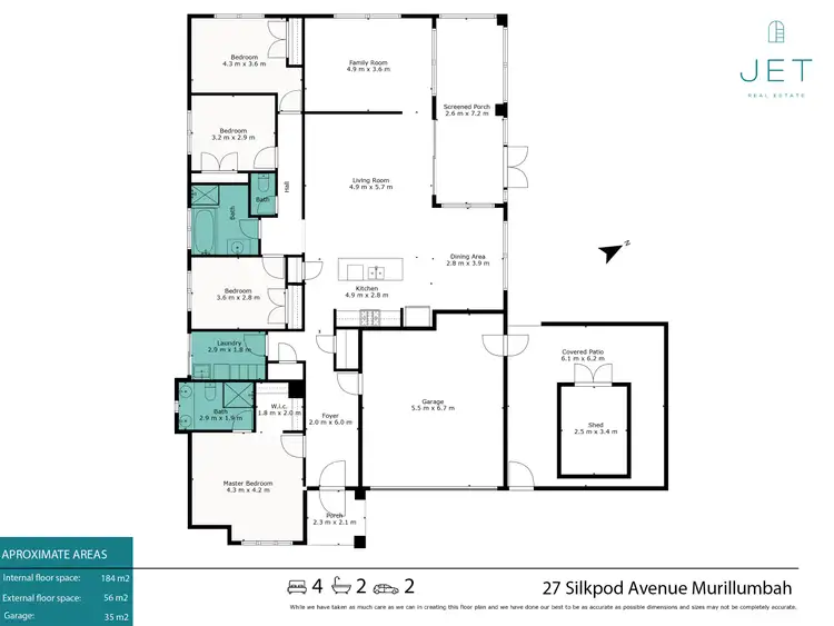 Floorplan of Homely house listing, 27 Silkpod Avenue, Murwillumbah NSW 2484