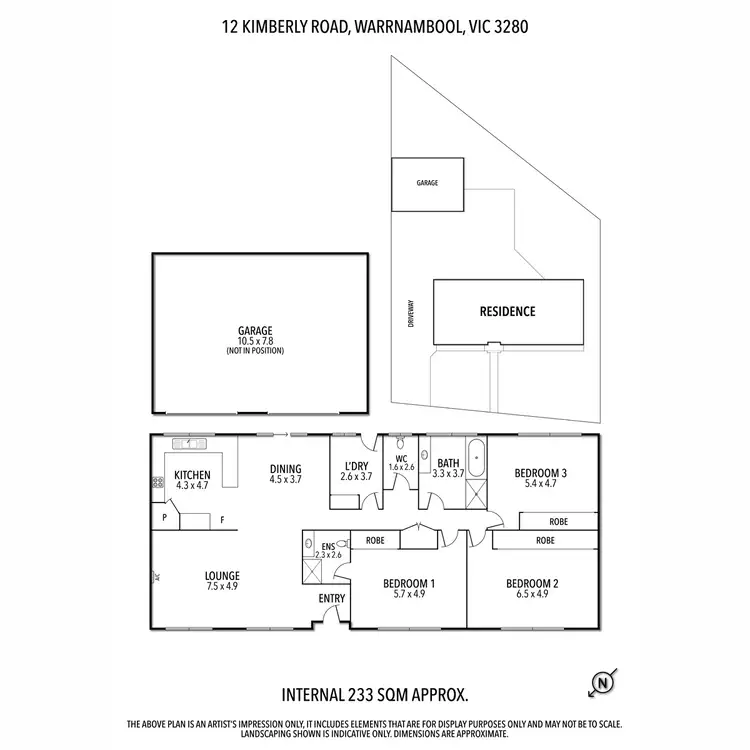 Floorplan of Homely house listing, 12 Kimberly Road, Warrnambool VIC 3280