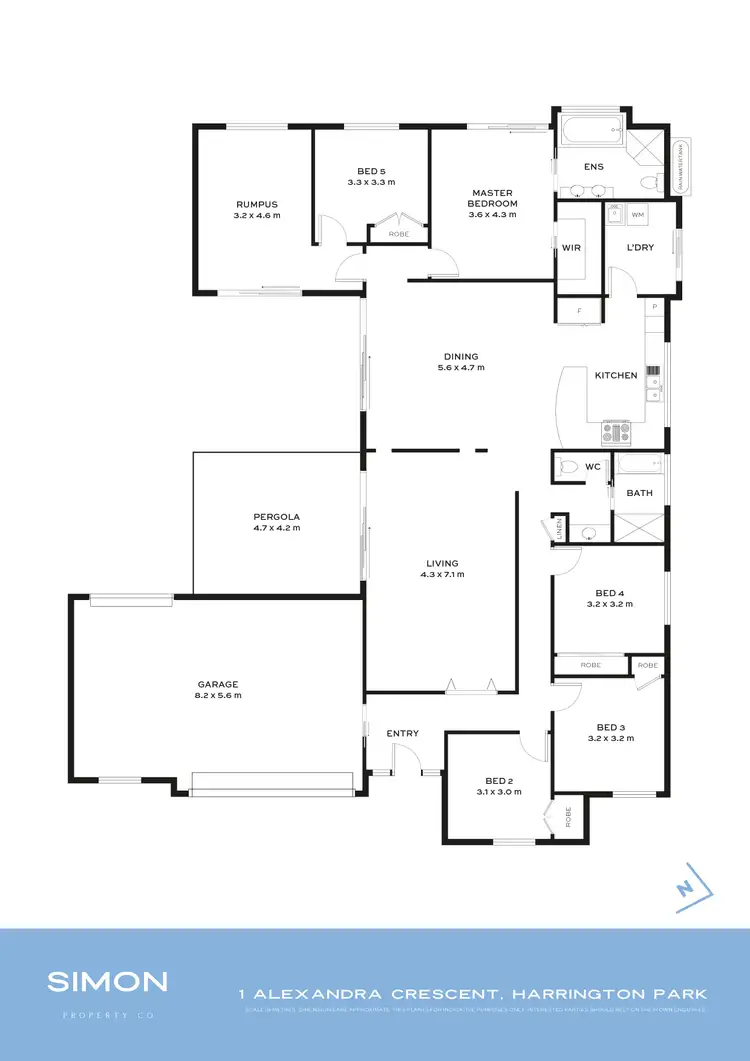 Floorplan of Homely house listing, 1 Alexandra Crescent, Harrington Park NSW 2567