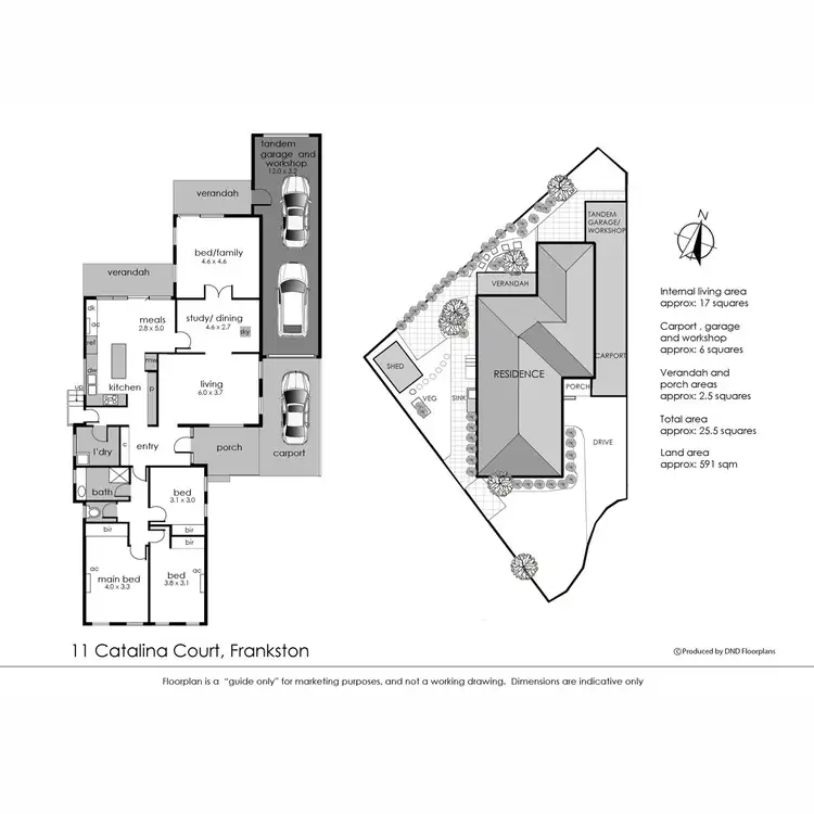 Floorplan of Homely house listing, 11 Catalina Court, Frankston VIC 3199