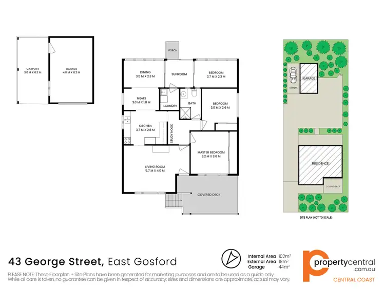 Floorplan of Homely house listing, 43 George Street, East Gosford NSW 2250