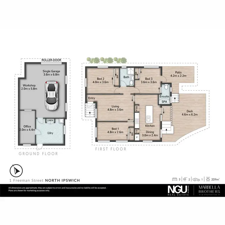 Floorplan of Homely house listing, 1 Freeman Street, North Ipswich QLD 4305