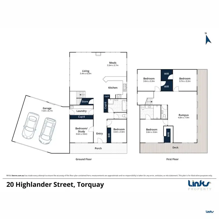 Floorplan of Homely house listing, 20 Highlander Street, Torquay VIC 3228