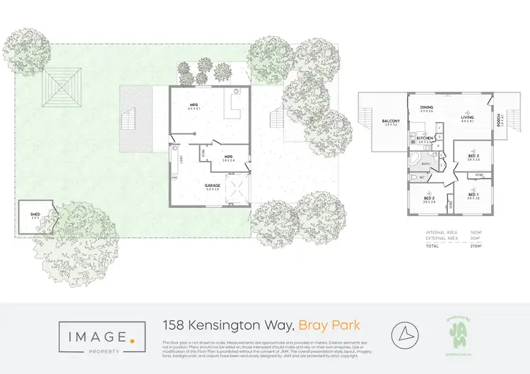 Floorplan of Homely house listing, 158 Kensington Way, Bray Park QLD 4500