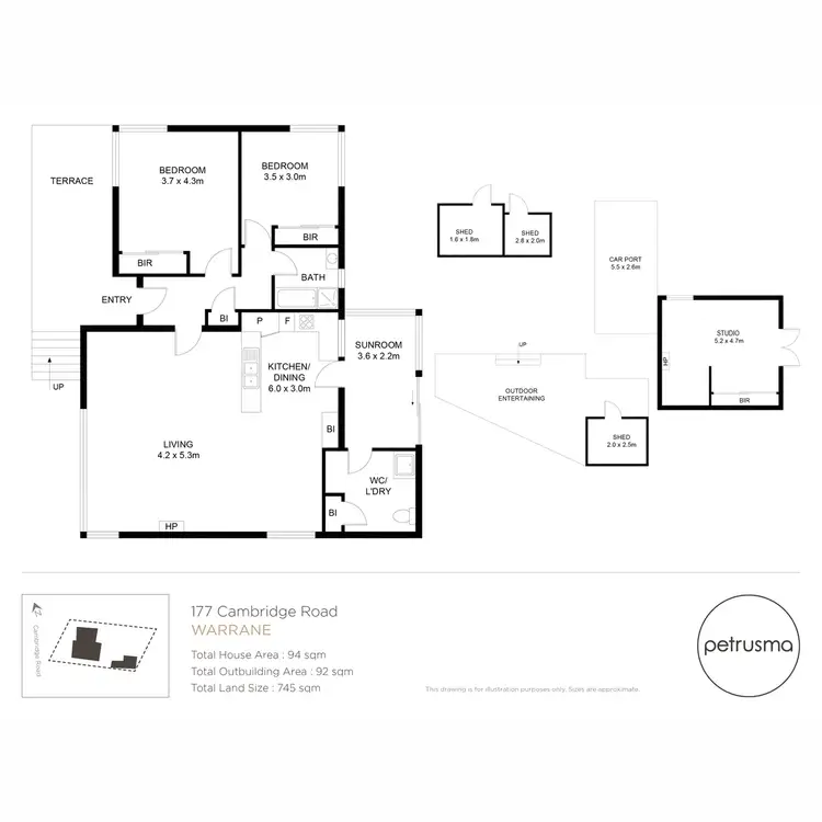 Floorplan of Homely house listing, 177 Cambridge Road, Warrane TAS 7018