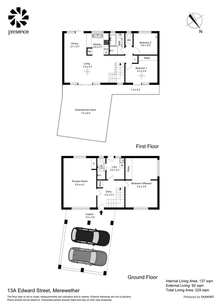 Floorplan of Homely house listing, 13A Edward Street, Merewether NSW 2291