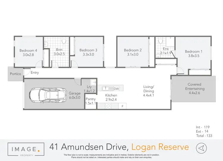 Floorplan of Homely house listing, 41 Amundsen Drive, Logan Reserve QLD 4133