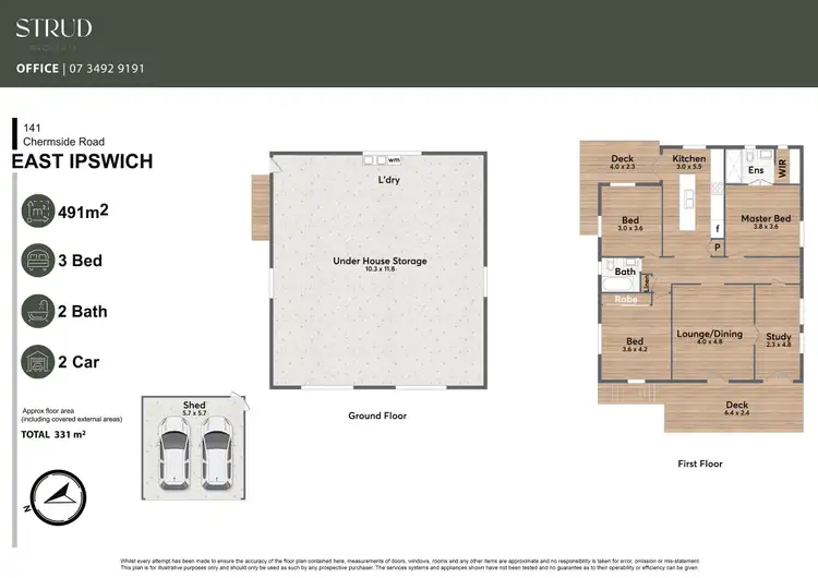 Floorplan of Homely house listing, 141 Chermside Road, East Ipswich QLD 4305