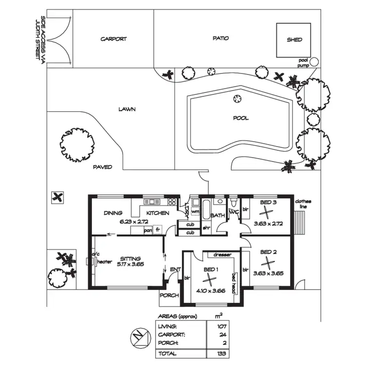 Floorplan of Homely house listing, 5 Copas Drive, Klemzig SA 5087