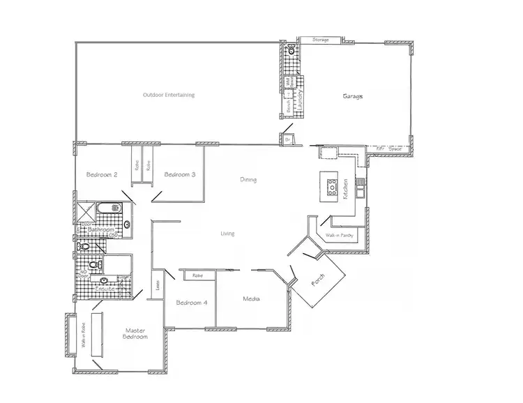 Floorplan of Homely house listing, 14 Southwood Court, Branyan QLD 4670