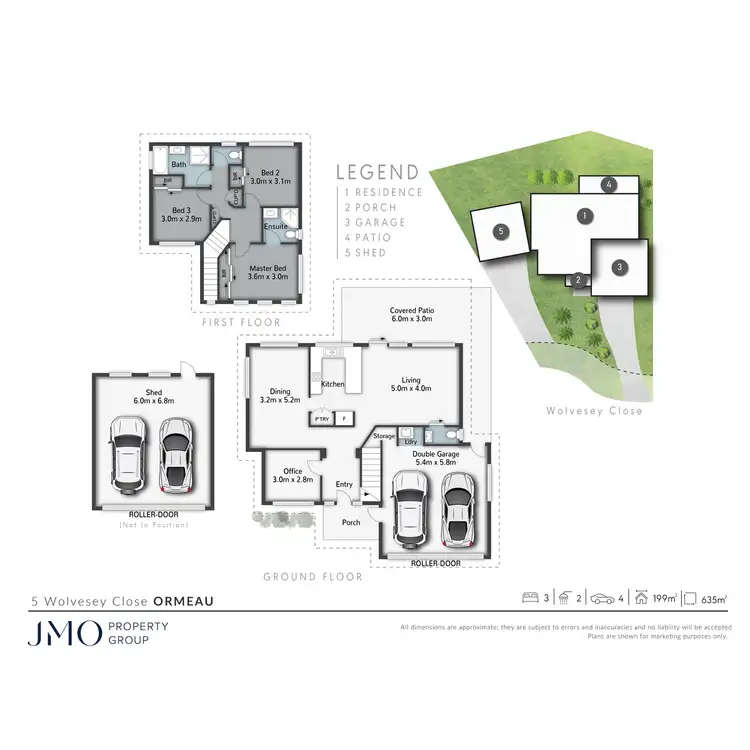 Floorplan of Homely house listing, 5 Wolvesey Court, Ormeau QLD 4208