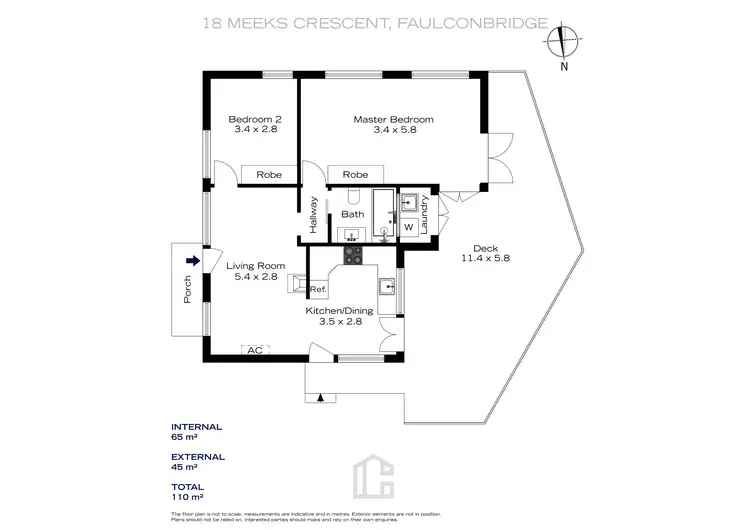 Floorplan of Homely house listing, 18 Meeks Crescent, Faulconbridge NSW 2776