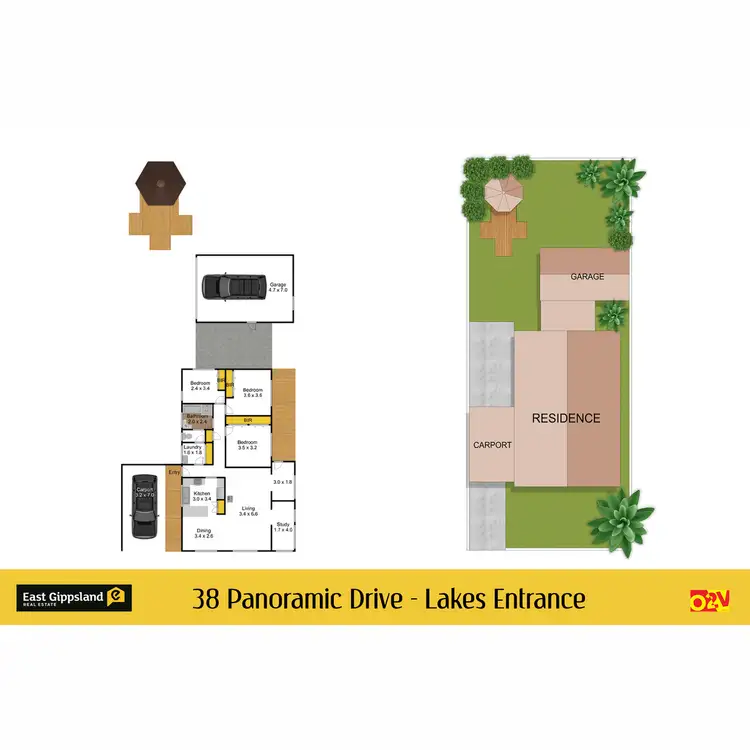 Floorplan of Homely house listing, 38 Panoramic Drive, Lakes Entrance VIC 3909