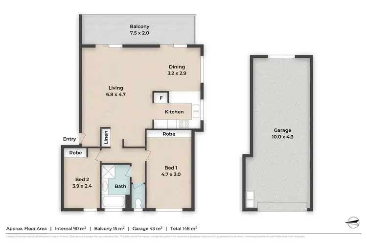 Floorplan of Homely apartment listing, 5/38 Norman Parade, Clayfield QLD 4011