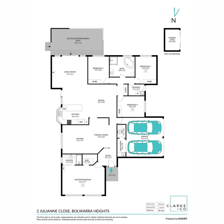 Floorplan of Homely house listing, 2 Julianne Close, Bolwarra Heights NSW 2320