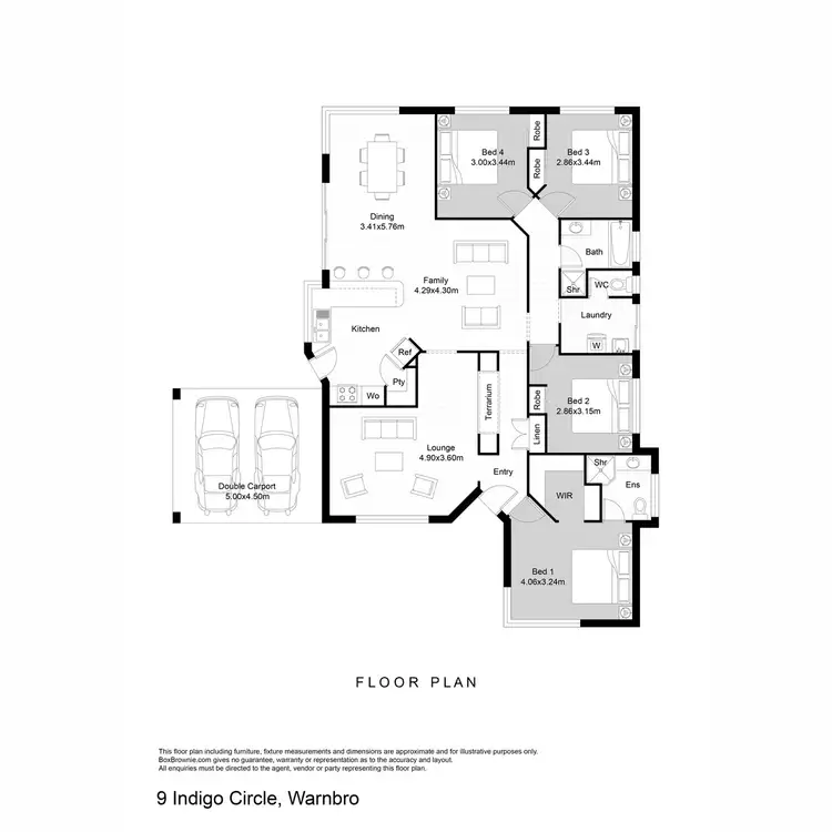 Floorplan of Homely house listing, 9 Indigo Circle, Warnbro WA 6169