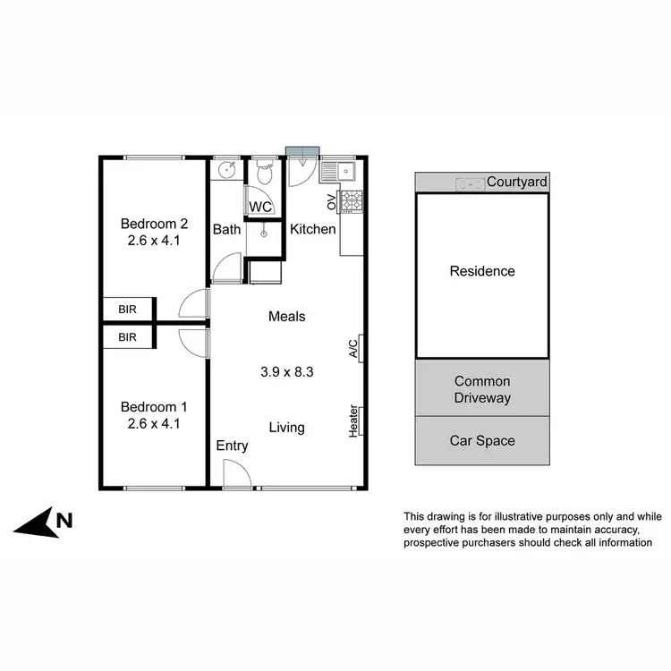 Floorplan of Homely unit listing, 4/6 Storey Road, Reservoir VIC 3073