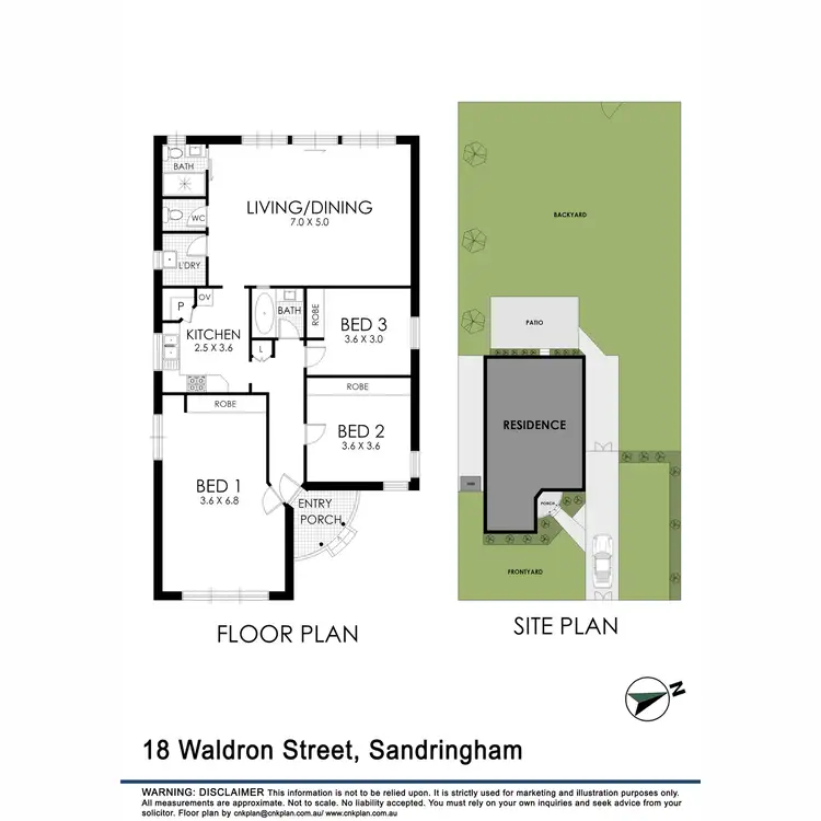 Floorplan of Homely house listing, 18 WALDRON Street, Sandringham NSW 2219