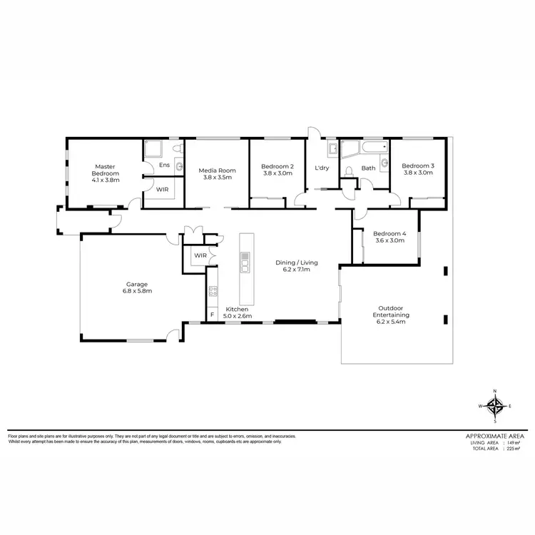 Floorplan of Homely house listing, 22 Risus Avenue, Glenmore Park NSW 2745