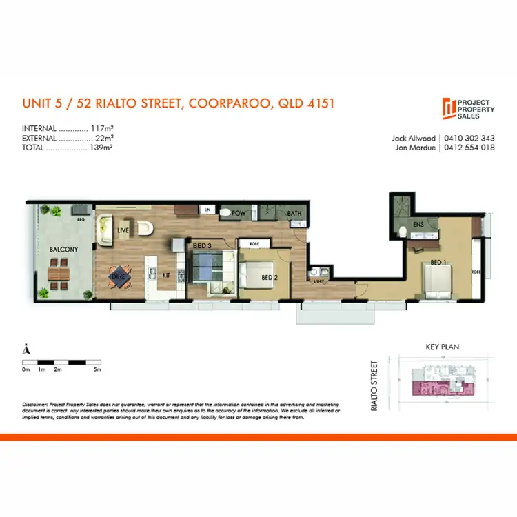 Floorplan of Homely apartment listing, 5/52 Rialto Street, Coorparoo QLD 4151