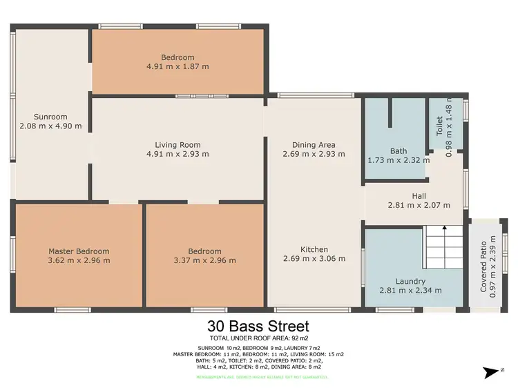 Floorplan of Homely house listing, 30 Bass Street, Tin Can Bay QLD 4580