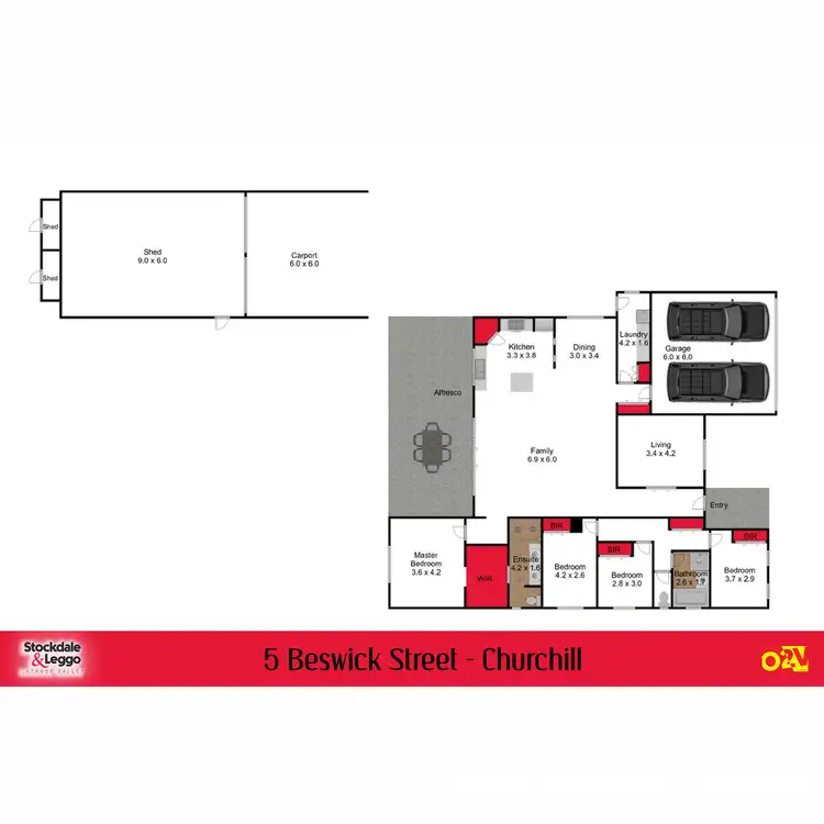 Floorplan of Homely house listing, 5 Beswick Street, Churchill VIC 3842