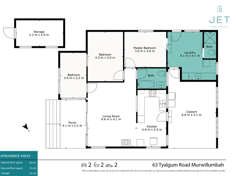 Floorplan of Homely house listing, 63 Tyalgum Road, Byangum NSW 2484
