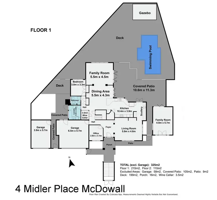 Floorplan of Homely house listing, 4 Midler Place, Mcdowall QLD 4053