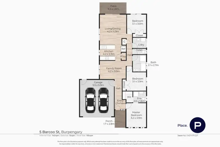 Floorplan of Homely house listing, 5 Barcoo Street, Burpengary QLD 4505