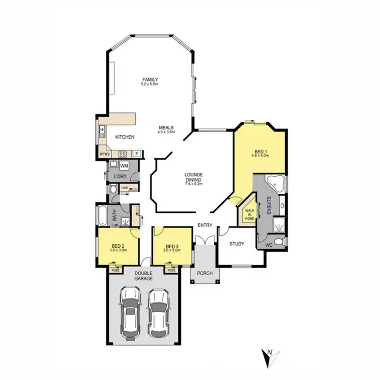 Floorplan of Homely house listing, 12 Peridot Crescent, Mango Hill QLD 4509