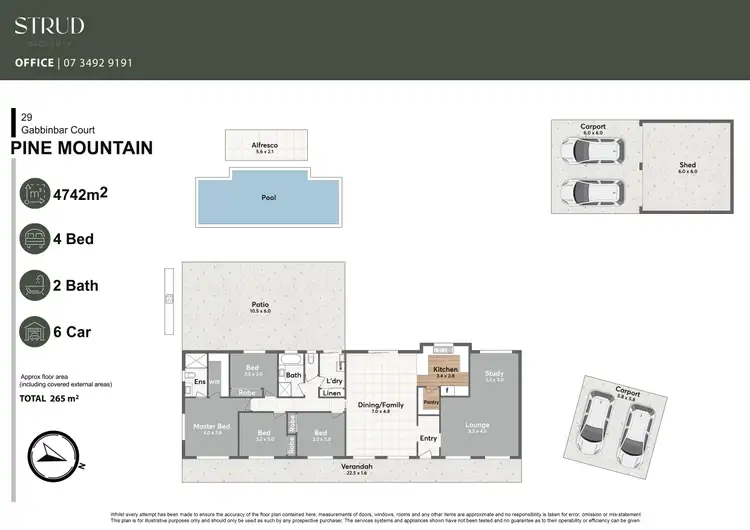 Floorplan of Homely house listing, 29 Gabbinbar Court, Pine Mountain QLD 4306