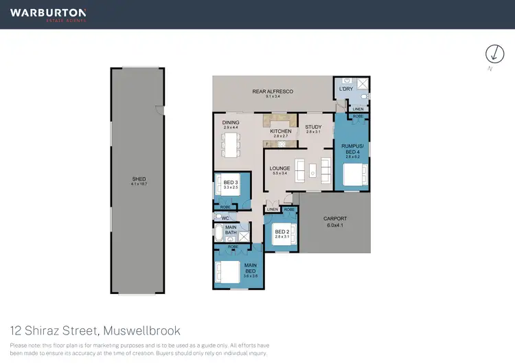 Floorplan of Homely house listing, 12 Shiraz Street, Muswellbrook NSW 2333