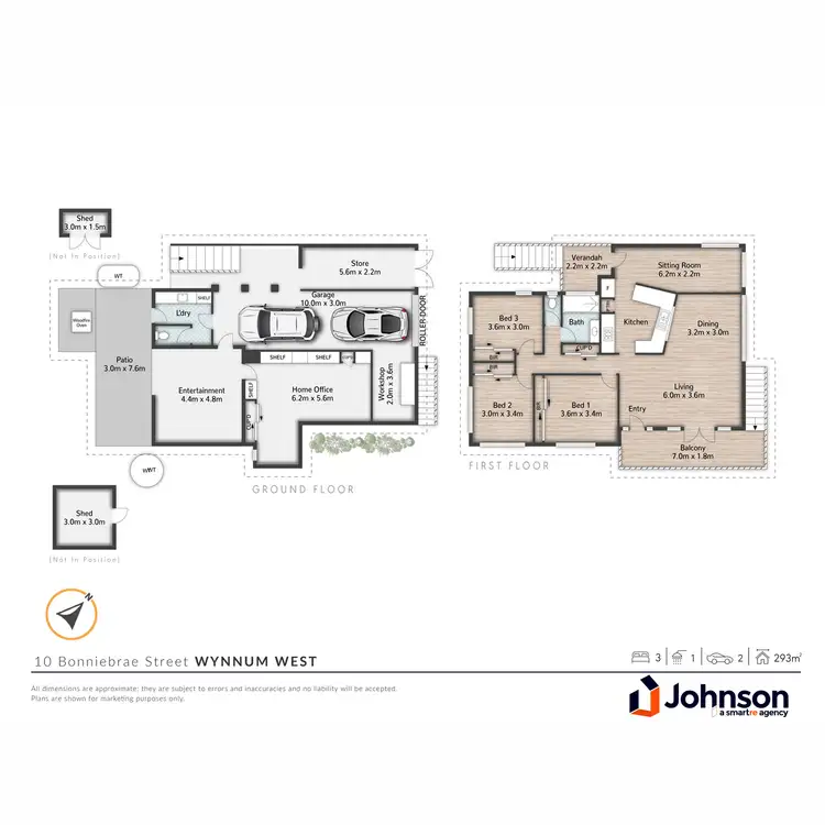 Floorplan of Homely house listing, 10 Bonniebrae Street, Wynnum West QLD 4178