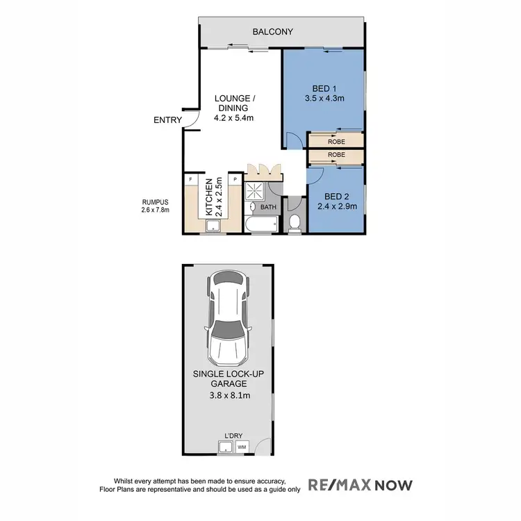 Floorplan of Homely unit listing, 6/17 Napier Street, Ascot QLD 4007