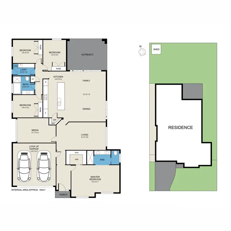 Floorplan of Homely house listing, 22 Trebbiano Drive, Cessnock NSW 2325