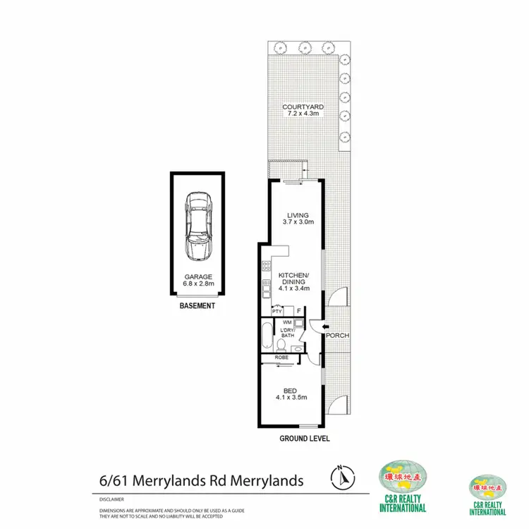 Floorplan of Homely apartment listing, 6/61 Merrylands Road, Merrylands NSW 2160