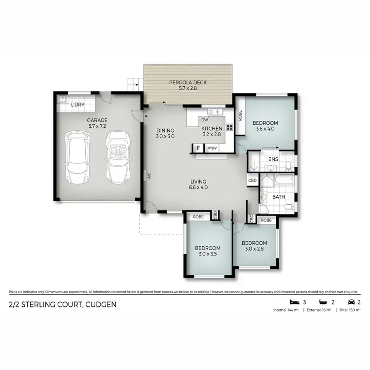 Floorplan of Homely unit listing, 2/2 Sterling Court, Cudgen NSW 2487
